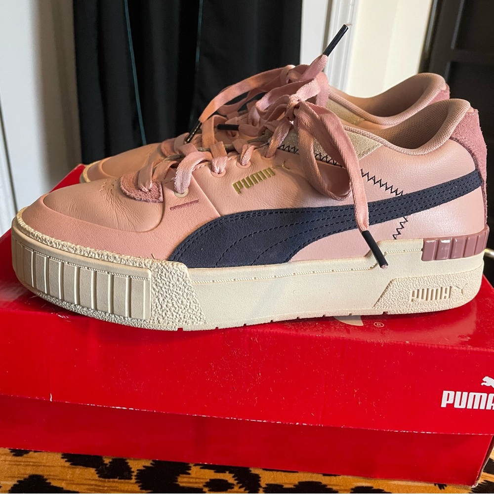 PUMA Women's Blush and Navy Sneakers